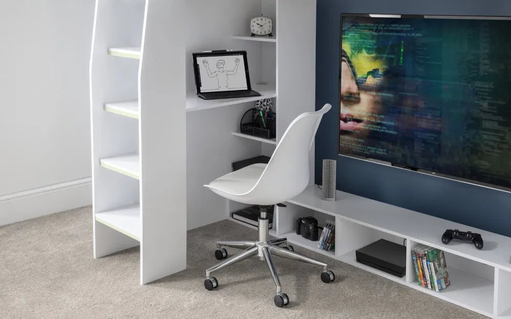 Interstellar Gaming Bed with Desk